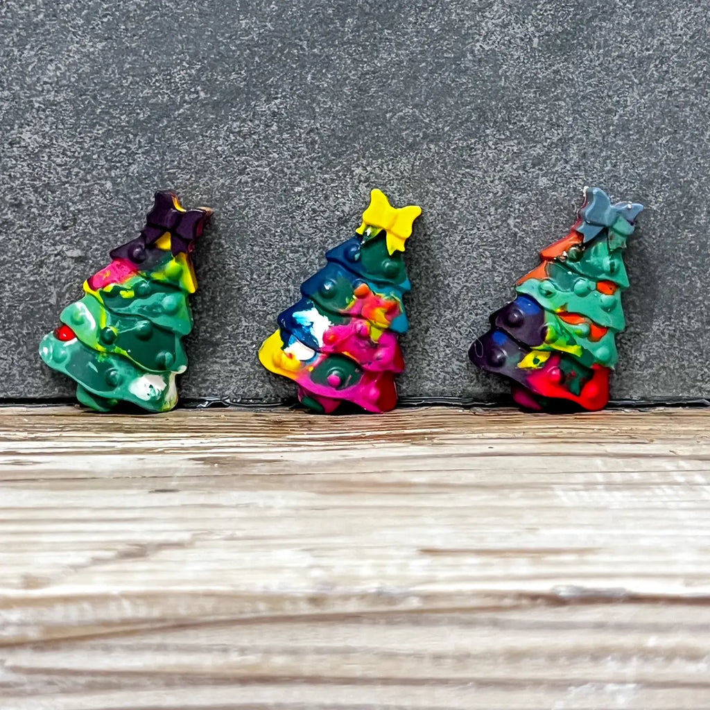 Christmas Tree & Santa Crayon Gift Box