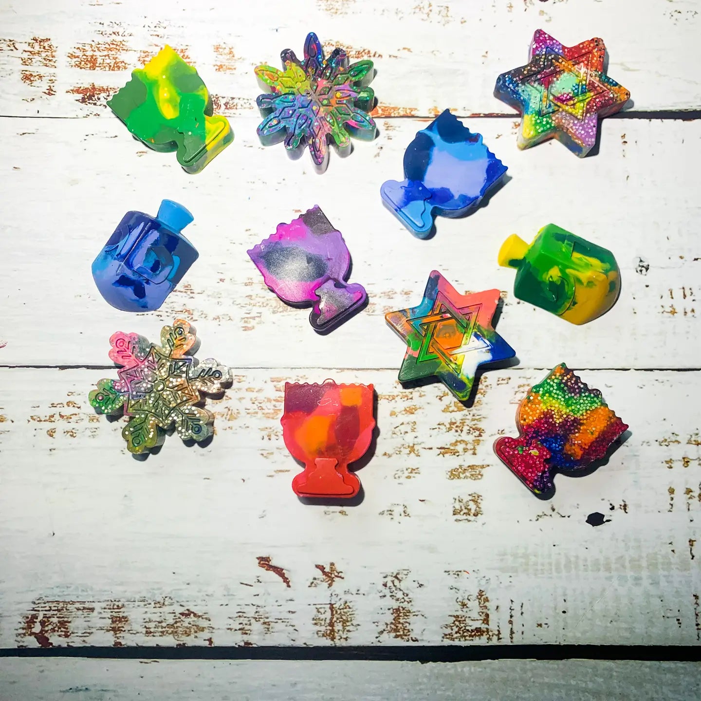 Festive Hanukkah Crayon Gift Set